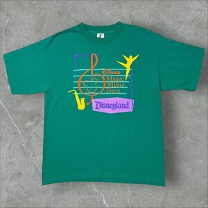 Vintage Disney Magic Music Day Tee Shirt 90's New Old Stock Disneyland - XL